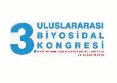 3. Uluslararası Biyosidal Kongresi 22-23 Kasım 2016 